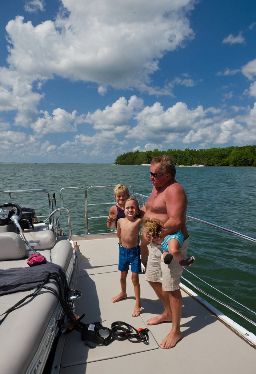 Practical visual for How much shade, weather protection, and storage does a family pontoon need